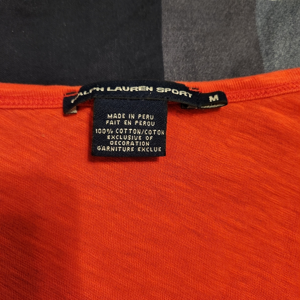 Ralph Lauren womens red short sleeve t shirt medium - Picture 3 of 6